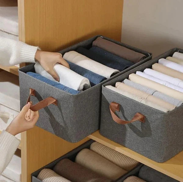 Foldable Clothes Storage Basket (Wardrobe Storage Solutions)